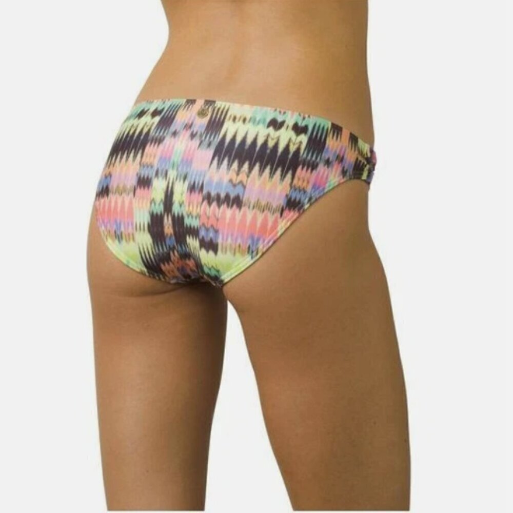 PrAna Women's Hipster Multicolor Bikini Swim Lani Bottom Supernova Rio New XS